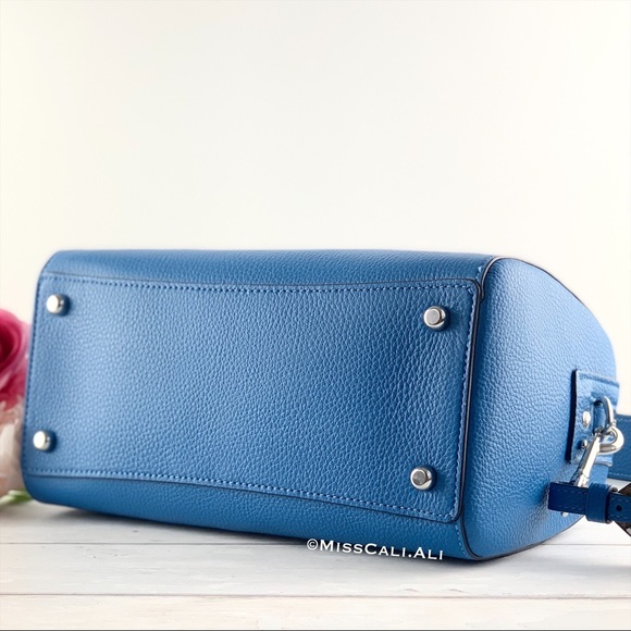 NWT COACH X Peanuts Rowan Satchel Snoopy Print Bag +Charlie Brown Charm Keychain - Picture 9 of 16